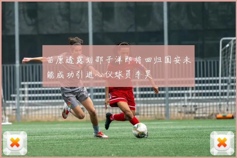 苗原透露刘邵子洋即将回归国安未能成功引进心仪球员李昊